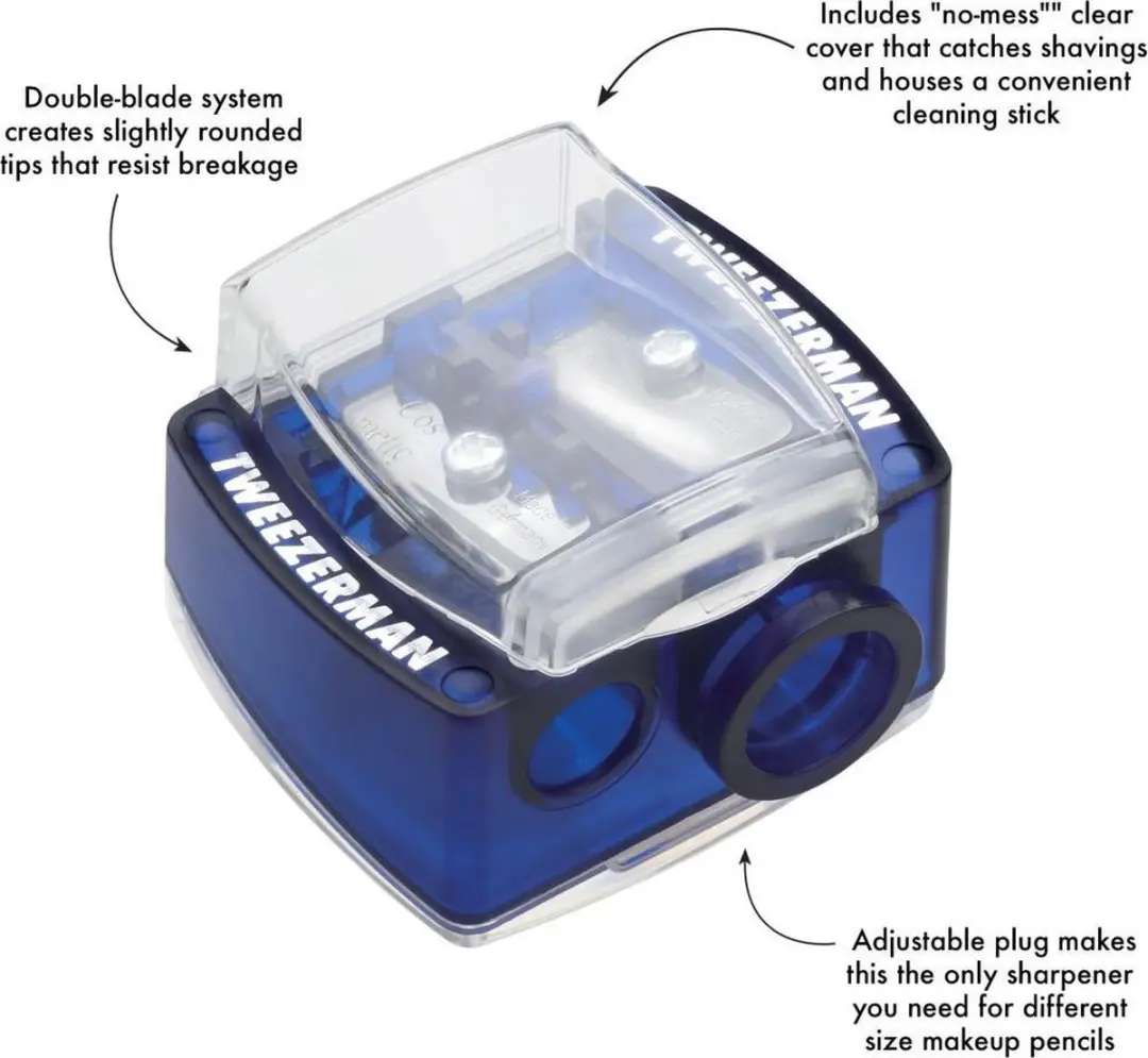 Tweezerman Deluxe Cosmetic Sharpener - Zwart