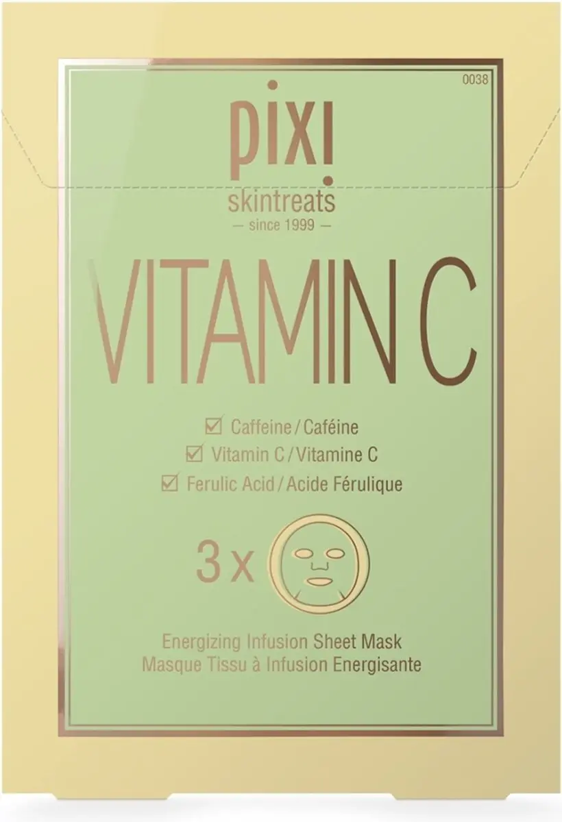 Pixi Vitamin C Energizing Infusion Sheet Mask - 6 Stuks