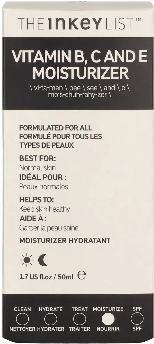 The Inkey List Vitamine B,C,E Moisturizer 50ml