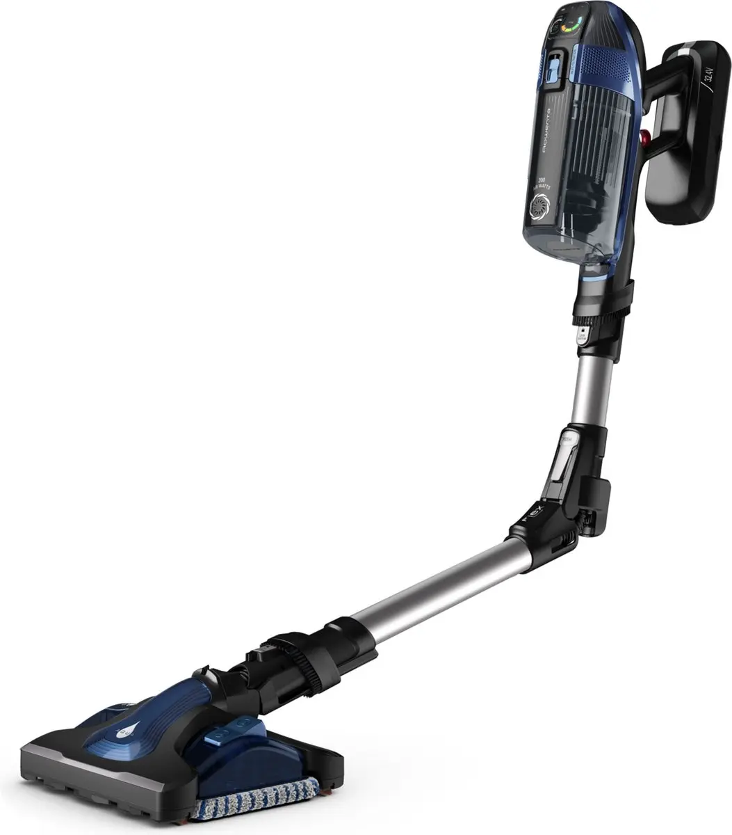 Rowenta X-Force Flex RH99C3 Steelstofzuiger - Draadloos - Blauw/Zilver - afbeelding 4 van 6
