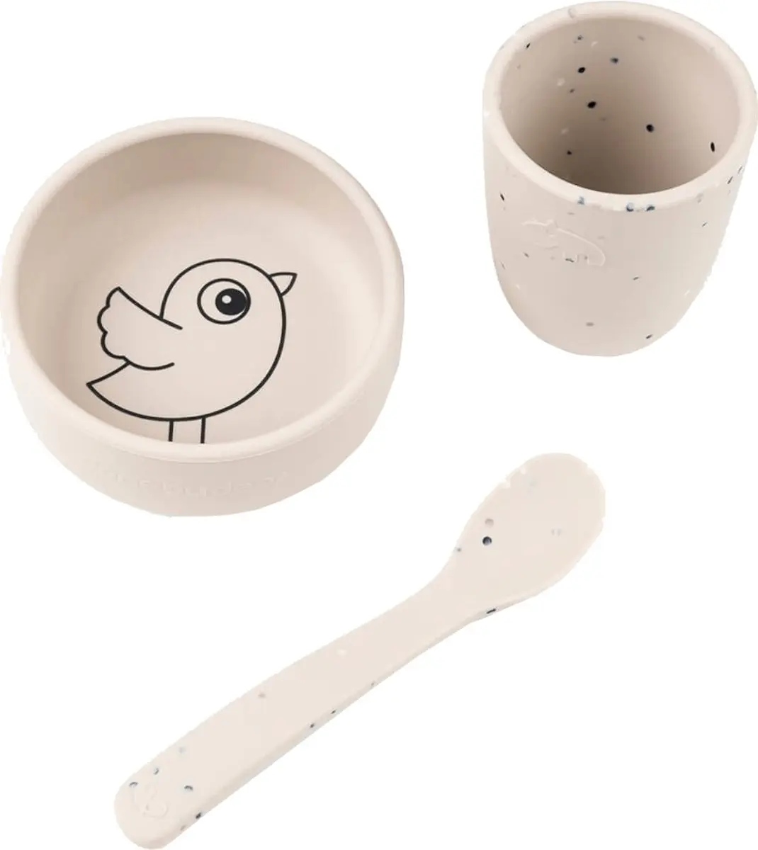 Done by Deer Birdee Eerste Maaltijd Set Sand