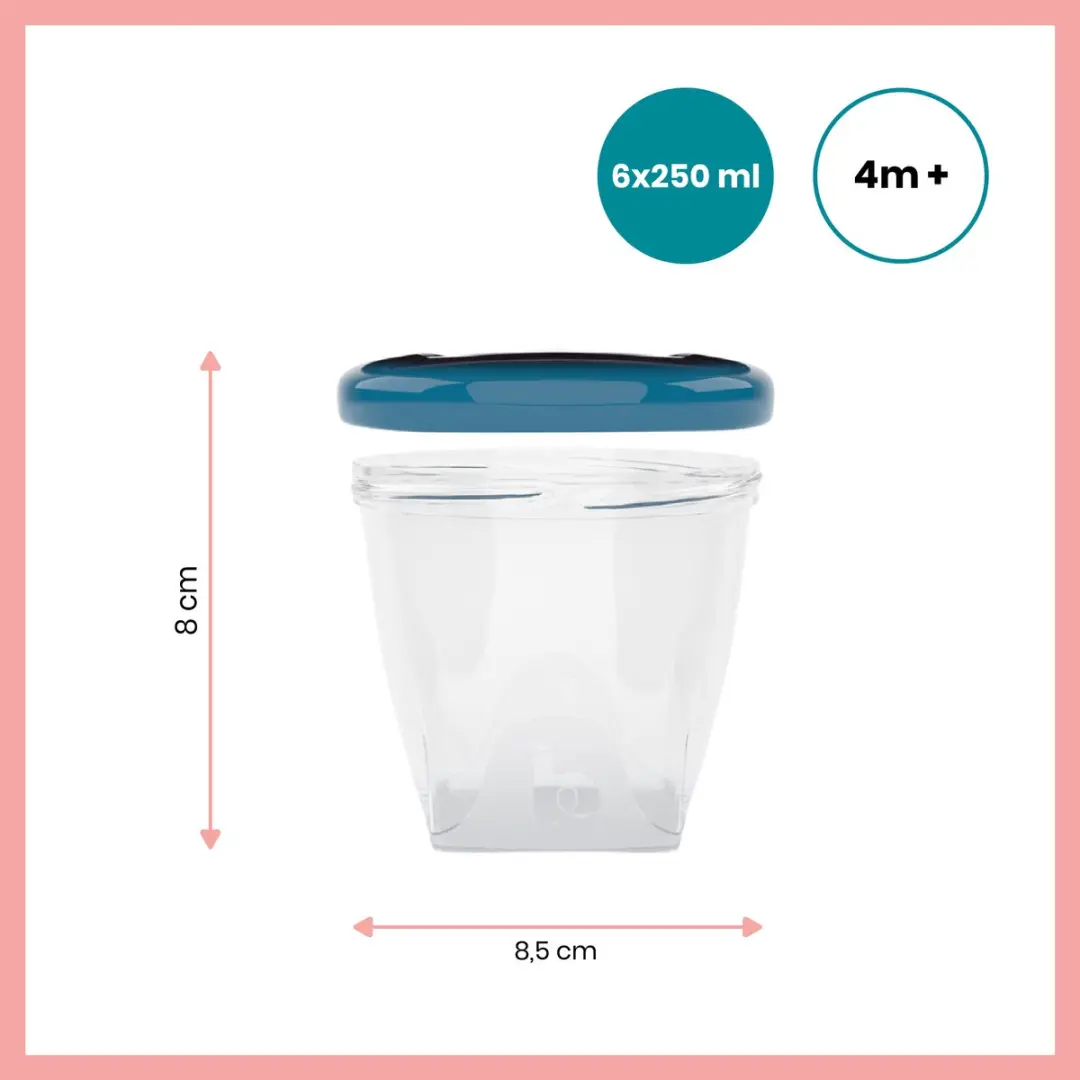 Babymoov Babybowls 250ml - 6 Stuks - Multi - afbeelding 3 van 6