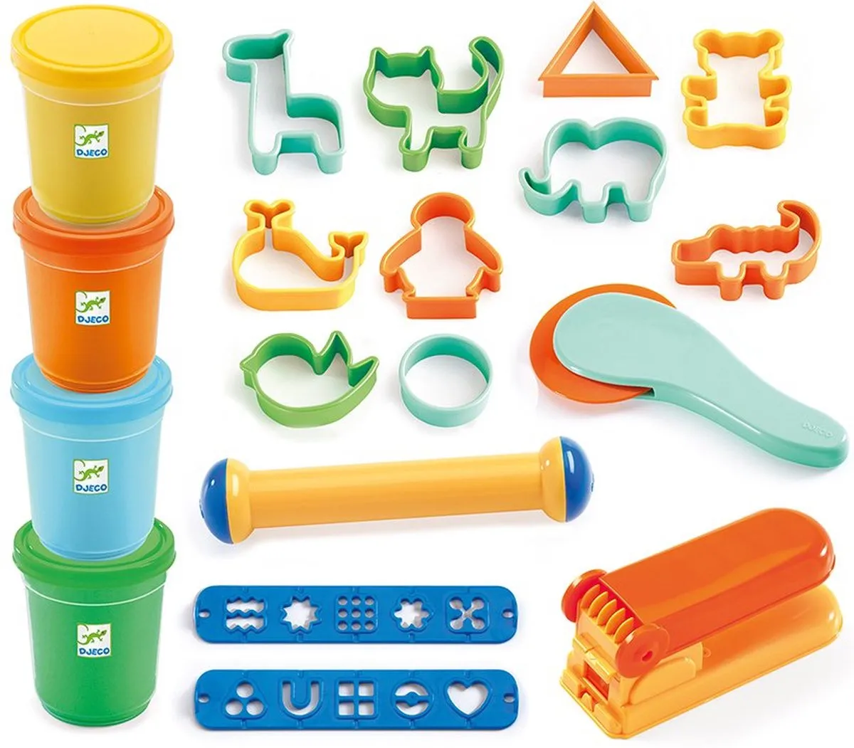 Djeco Starterskit Boetseerklei 18m+ - Multicolor