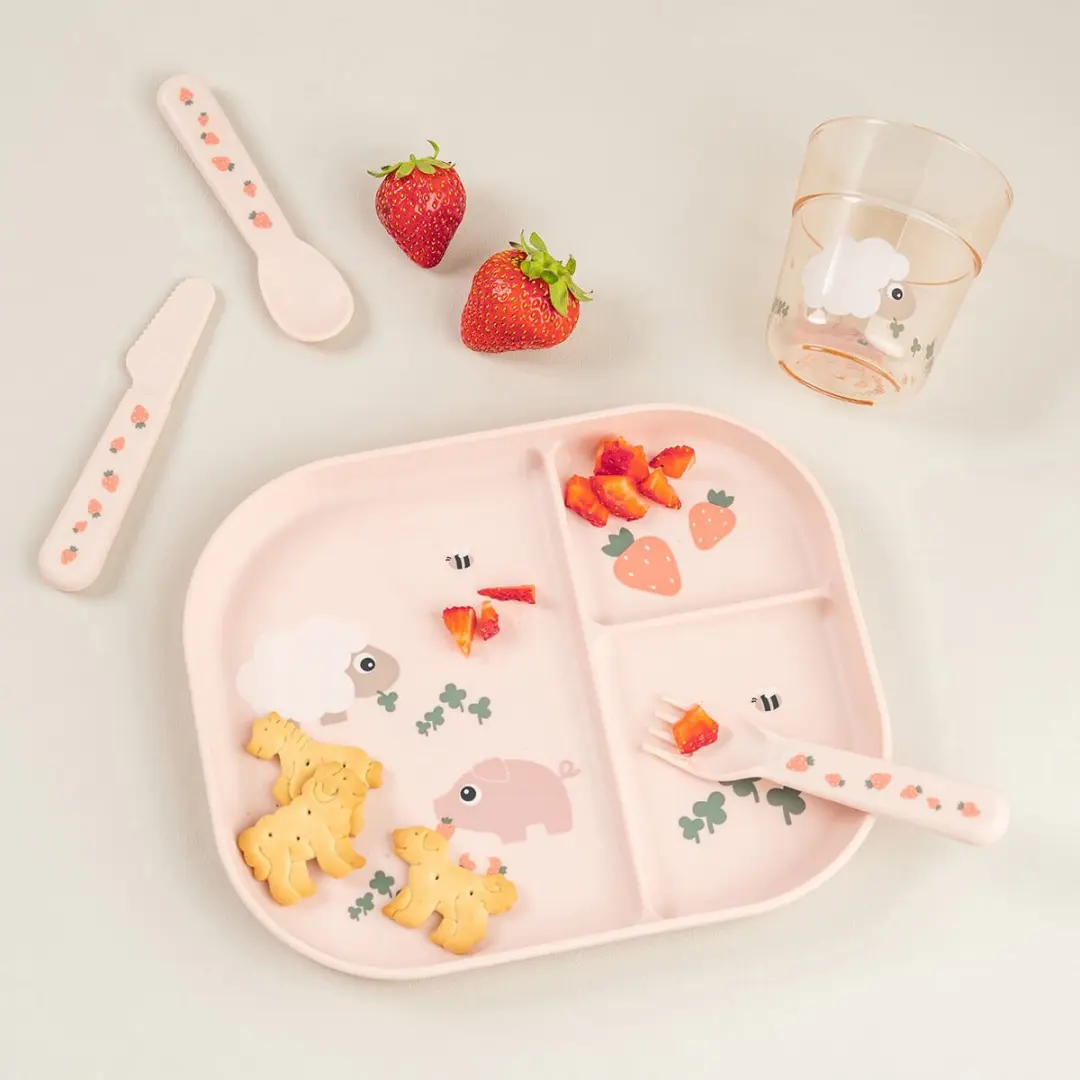 Done By Deer Tiny Farm Vakjesbord - Powder - afbeelding 5 van 6