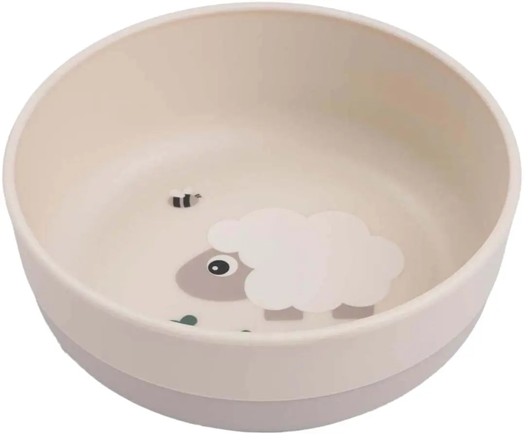Done By Deer Tiny Farm Bord - Rond 14cm - Sand - afbeelding 2 van 6