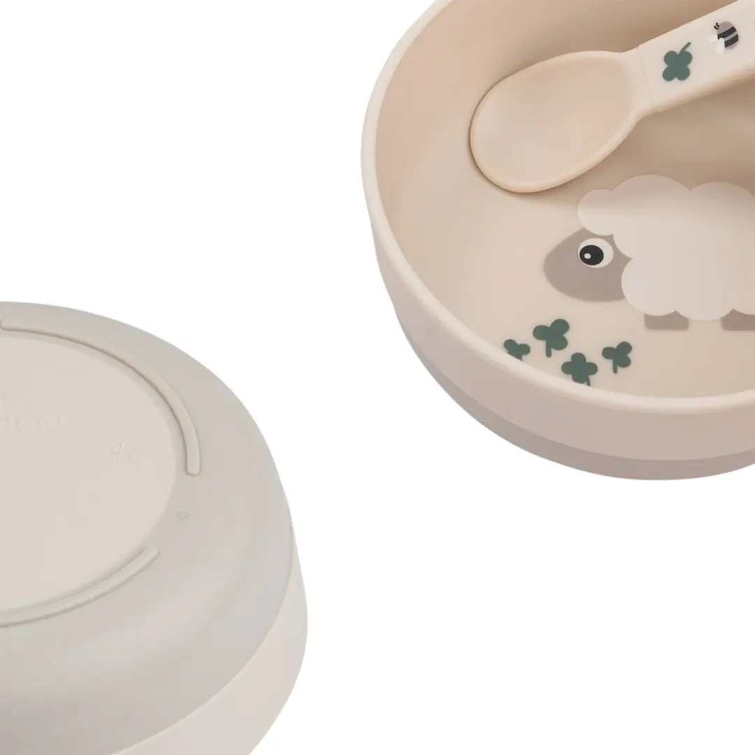 Done By Deer Tiny Farm Bord - Rond 14cm - Sand - afbeelding 5 van 6