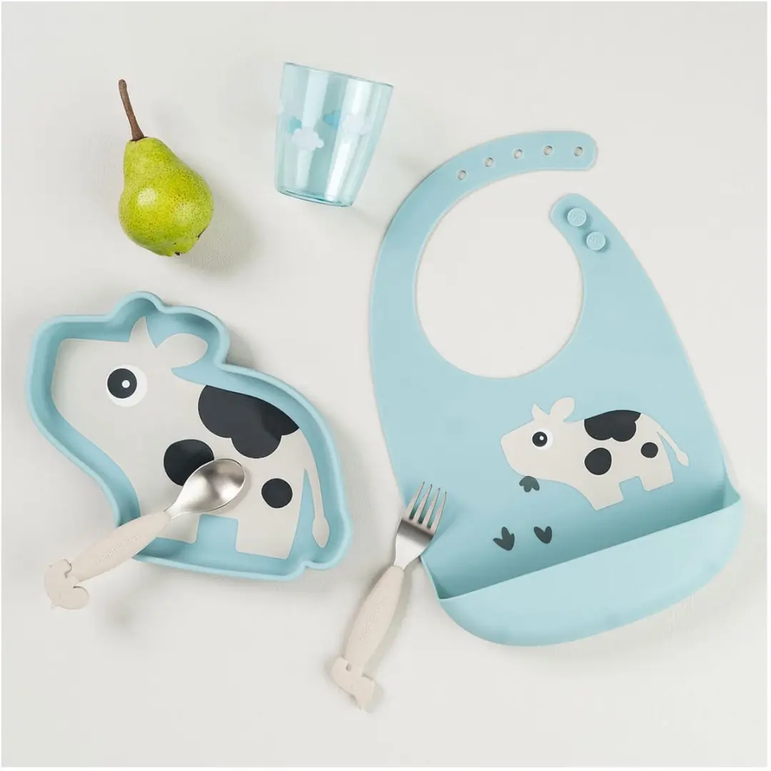 Done By Deer Dotti Slab Silicone - Blauw - afbeelding 2 van 6