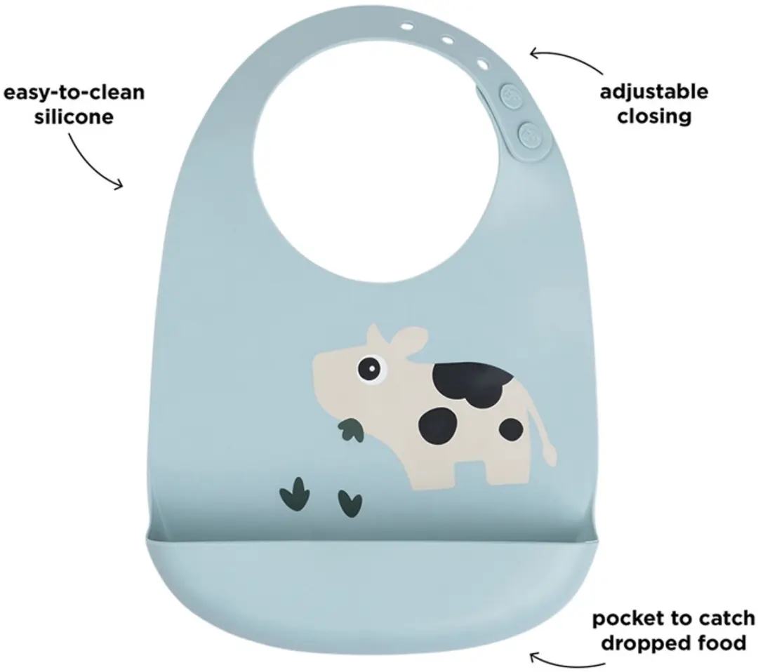 Done By Deer Dotti Slab Silicone - Blauw - afbeelding 4 van 6