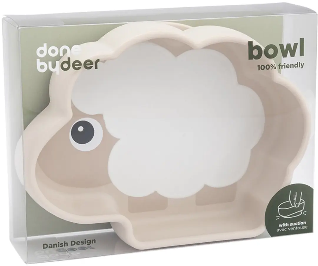 Done By Deer Stick & Stay Bord Tiny Farm - Silicone - Beige - afbeelding 6 van 6