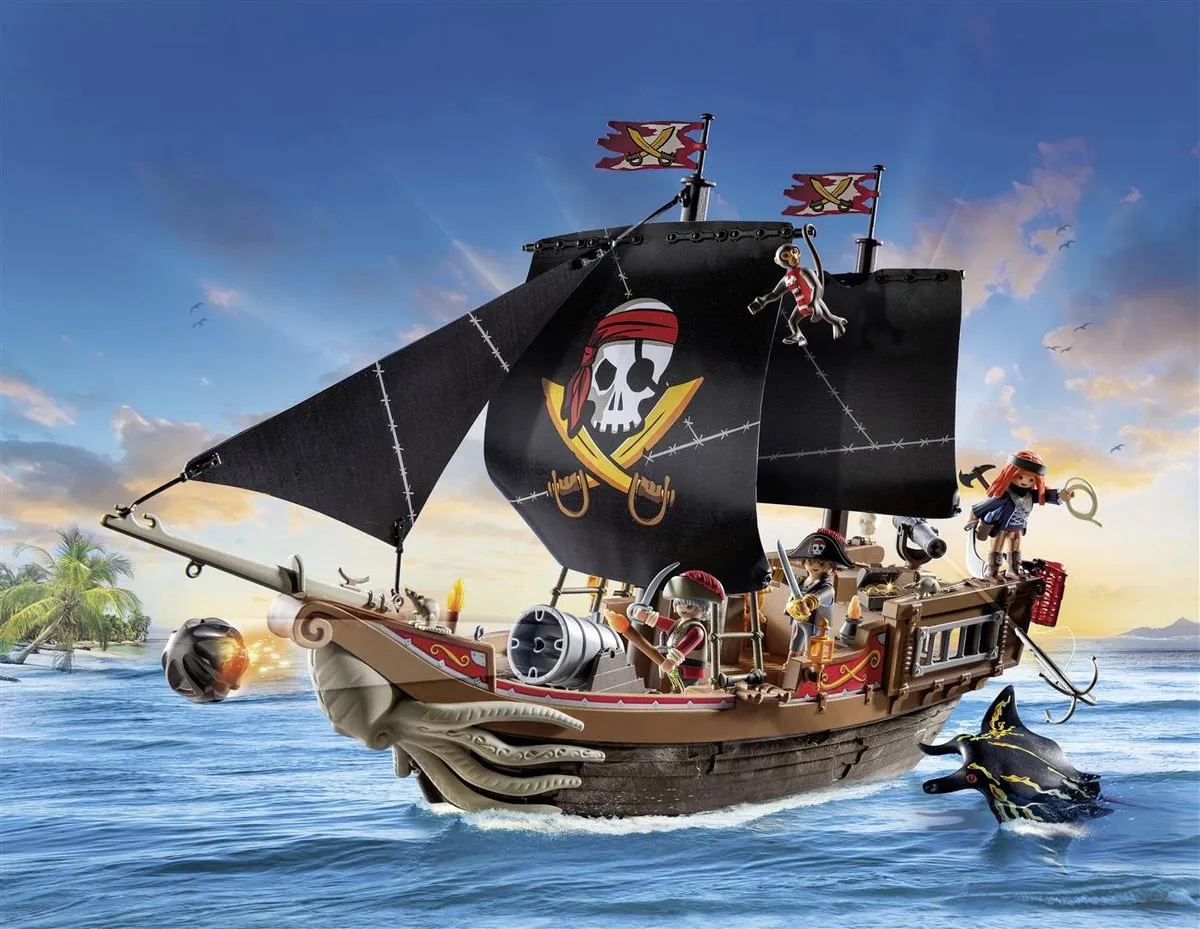 Playmobil Pirates Groot Piratenschip 71530 - Multicolor - afbeelding 6 van 6