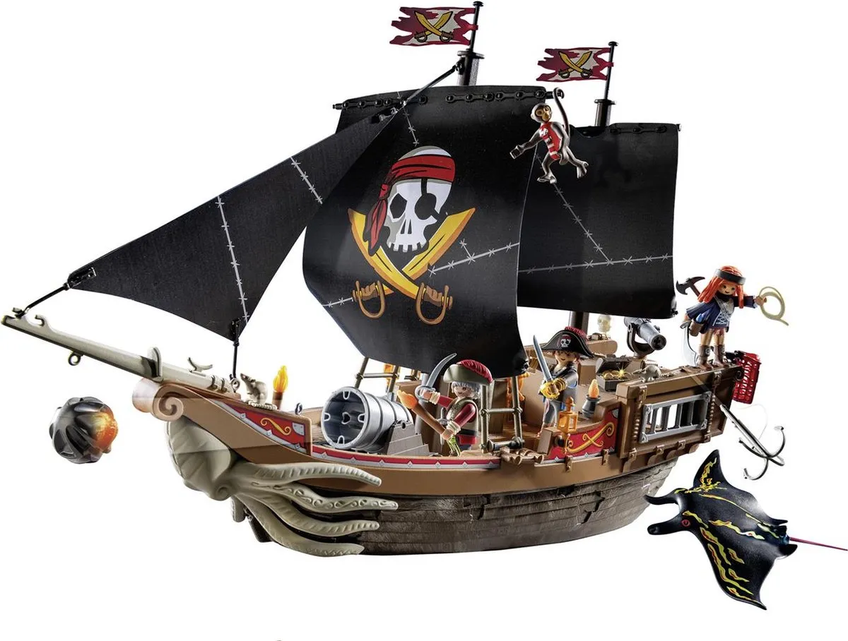 Playmobil Pirates Groot Piratenschip 71530 - Multicolor