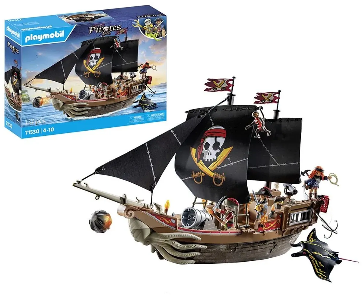 Playmobil Pirates Groot Piratenschip 71530 - Multicolor