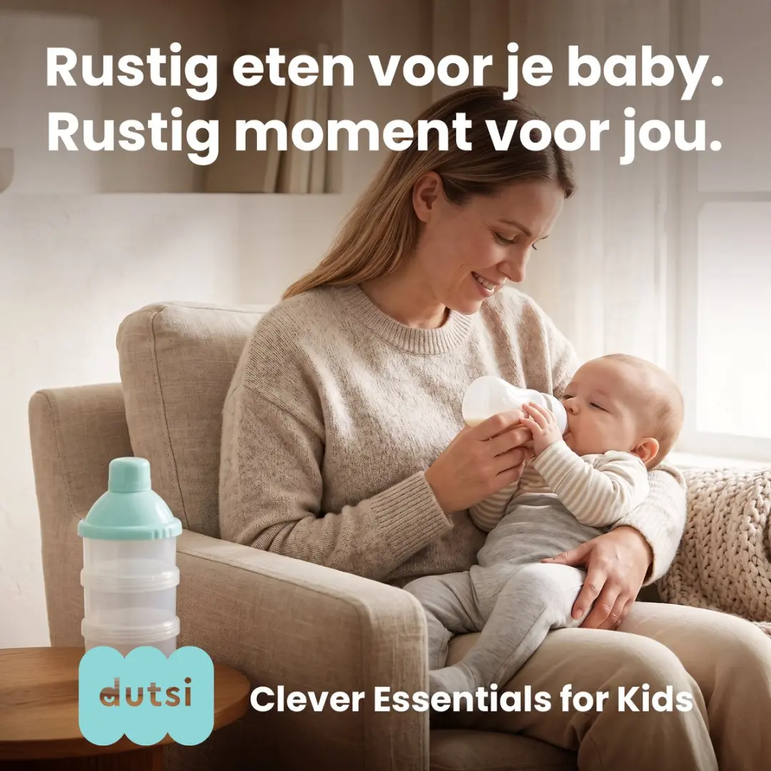 Dutsi Melkpoeder Bewaarbakjes 2 Stuks - Transparant