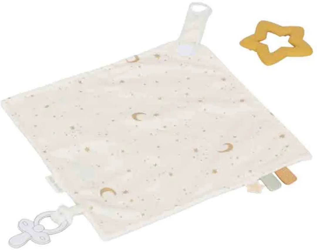 Little Dutch Newborn Naturals Knuffeldoekje Wit - afbeelding 6 van 6