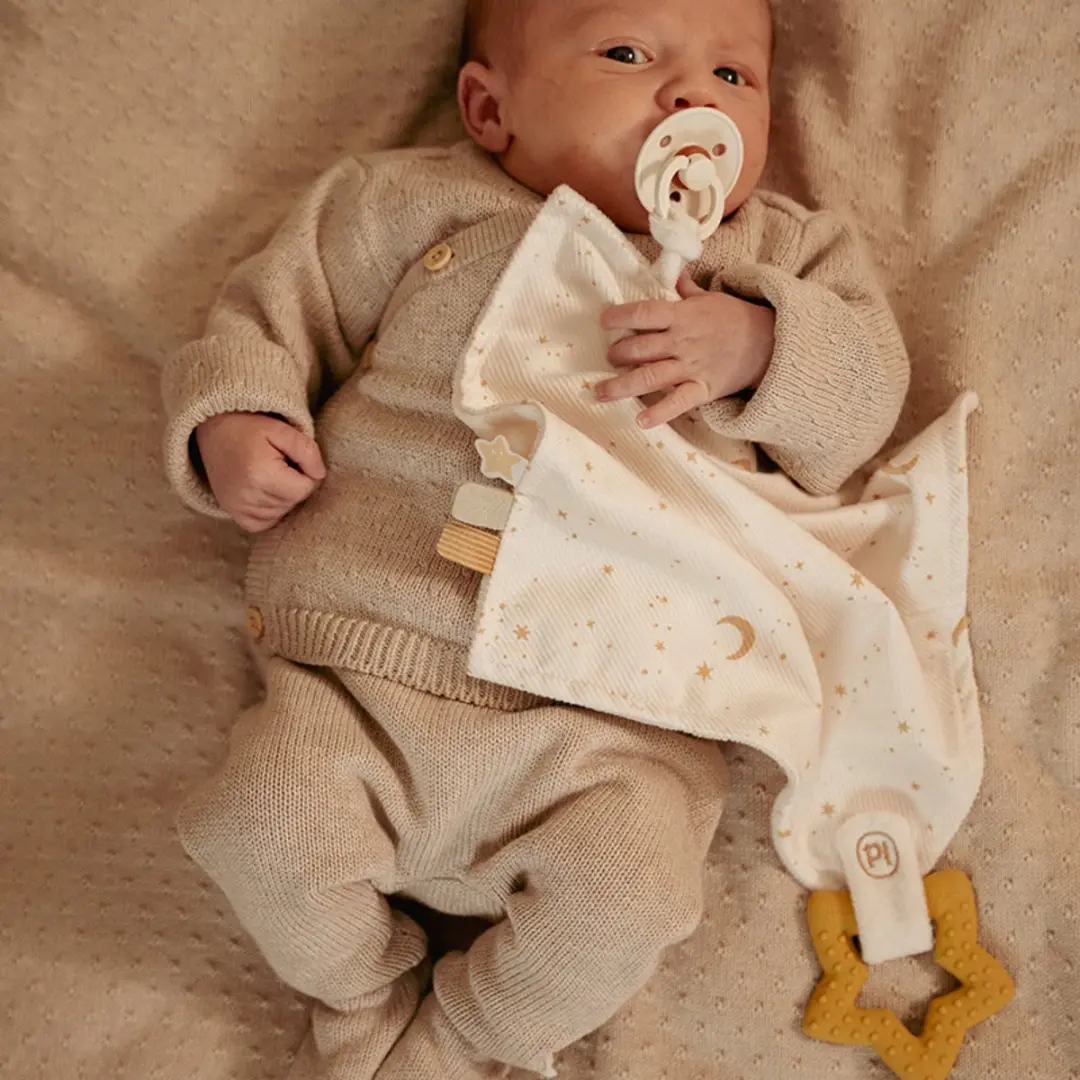 Little Dutch Newborn Naturals Knuffeldoekje Wit - afbeelding 4 van 6