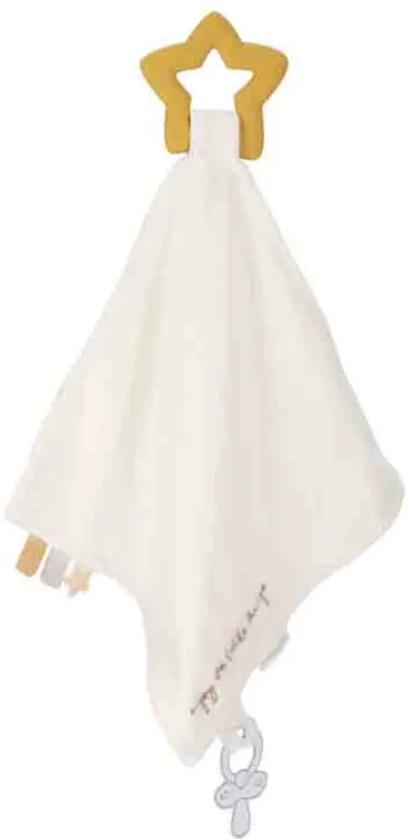 Little Dutch Newborn Naturals Knuffeldoekje met Bijtring