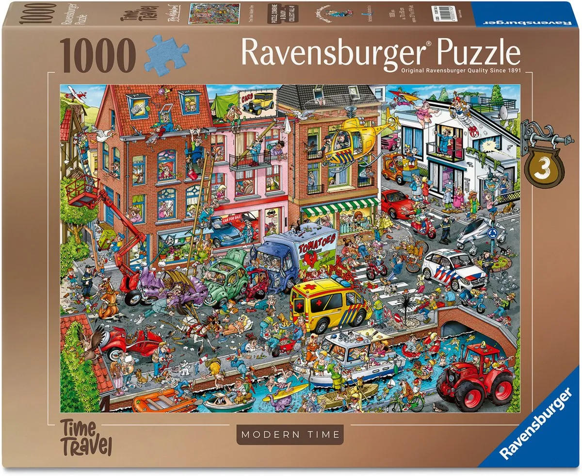 Ravensburger Ray's Comic Series Time Travel 3 Legpuzzel 1000 Stuks - Multicolor