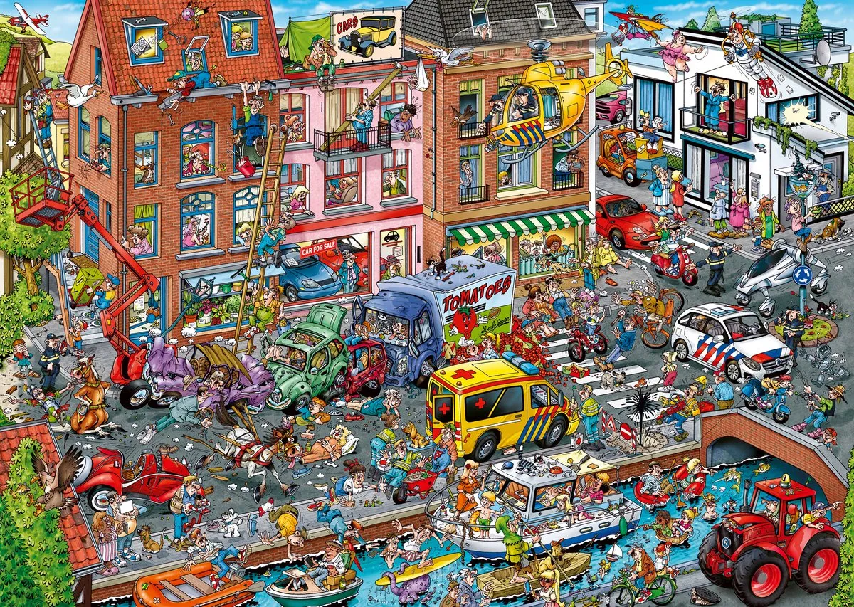 Ravensburger Ray's Comic Series Time Travel 3 Legpuzzel 1000 Stuks - Multicolor