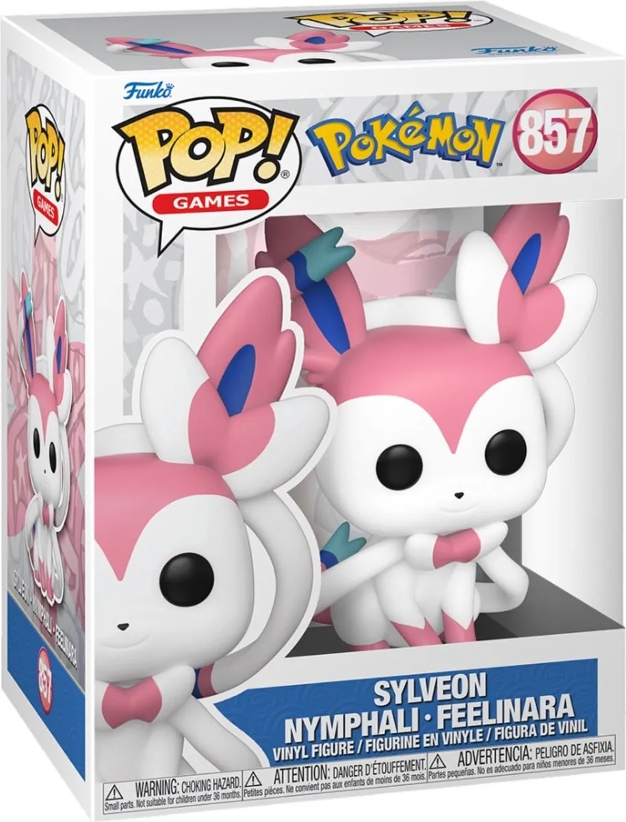 Funko Pop Games Pokémon Sylveon #857 - Multi