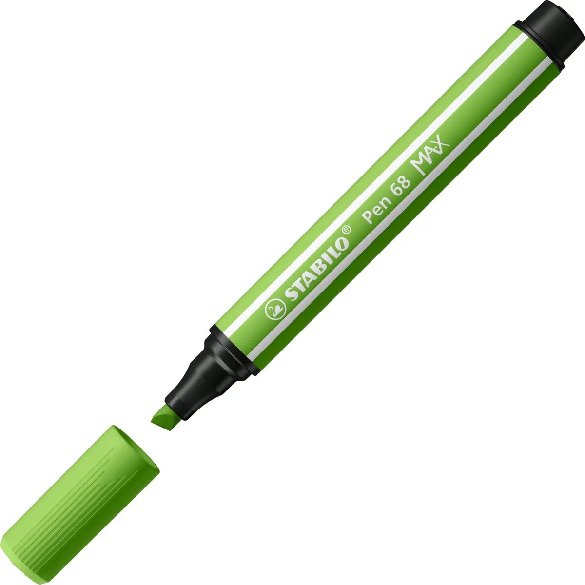 STABILO Pen 68 MAX Viltstift - Lichtgroen