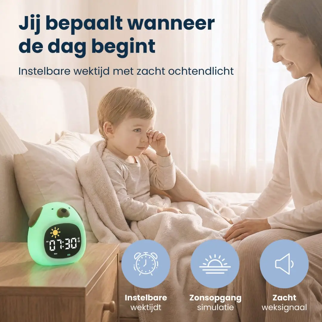 Dutsi Sleepy Luna Slaaptrainer Hondje - Nachtlampje & White Noise