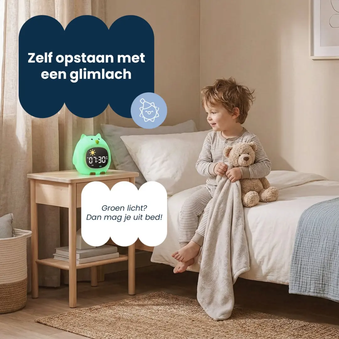 Dutsi Sleepy Luna Slaaptrainer Uil - Kinderwekker & Nachtlampje