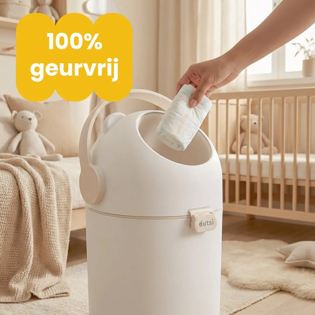 Dutsi Luieremmer PLUS 20L - 40 Zakjes - Beige/Taupe