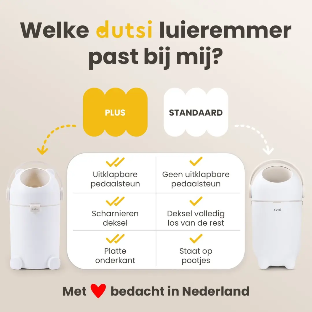 Dutsi Design Luieremmer Duopack - 80 Zakjes - 40 Luiers - Multicolor