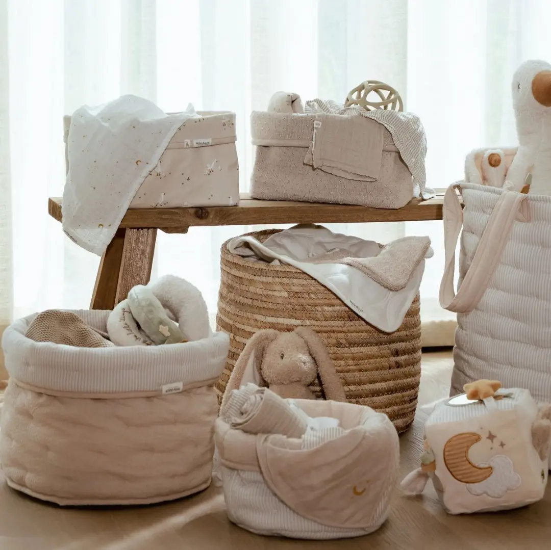 Little Dutch Newborn Naturals Commodemandje - Wit - afbeelding 4 van 6