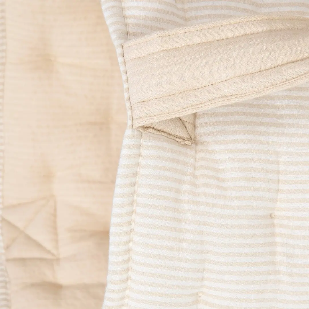 Little Dutch Pure Opbergmand Groot - Soft Beige Streep - afbeelding 3 van 6