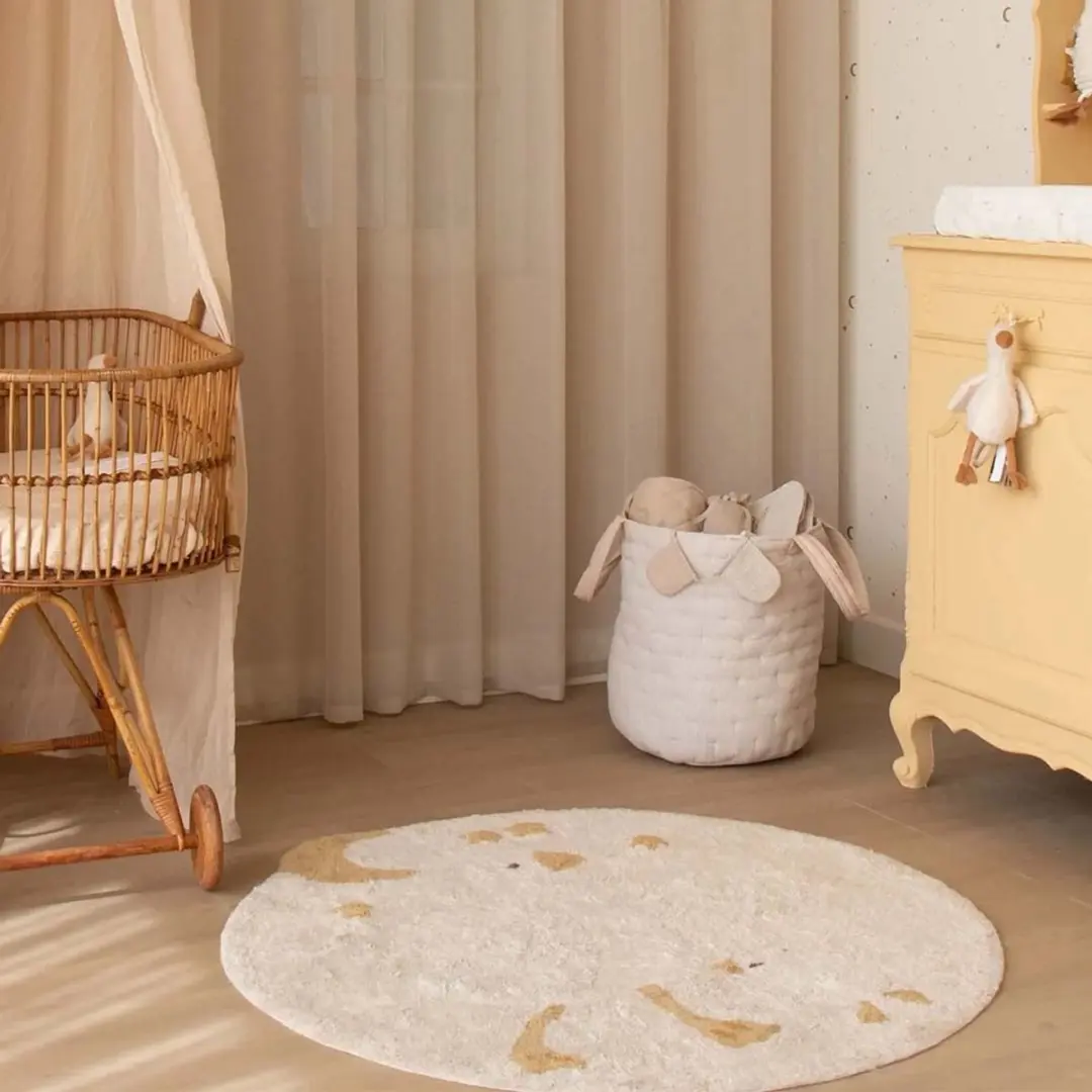 Little Dutch Pure Opbergmand Groot - Soft Beige Streep - afbeelding 2 van 6