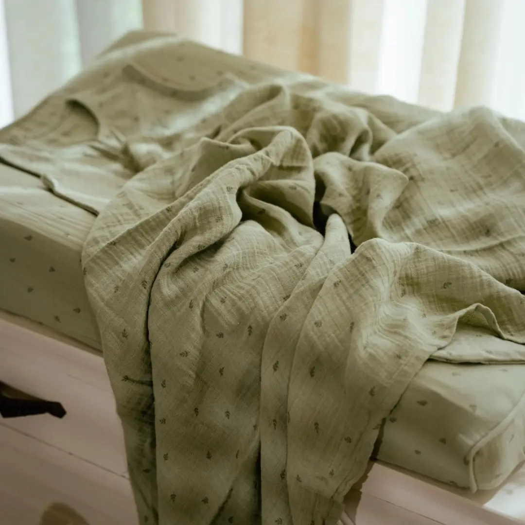 Little Dutch Swaddle Essentials - Groen 120cm