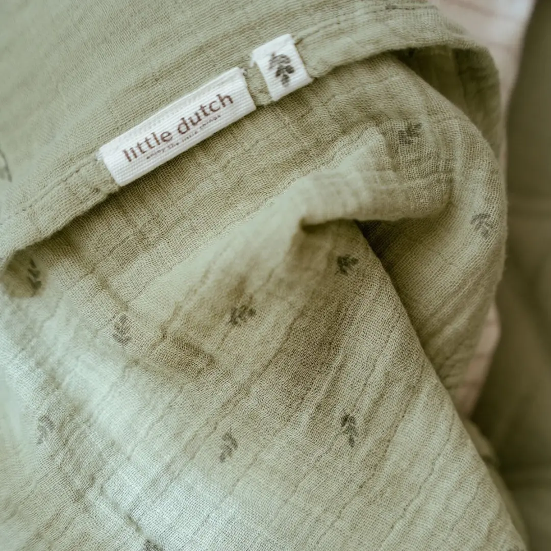Little Dutch Swaddle Essentials - Groen 120cm