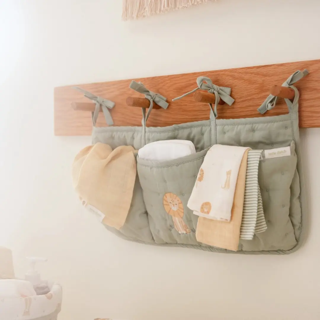 Little Dutch Safari Leo Monddoekjes 25x25cm - 3 Stuks - Geel - afbeelding 3 van 4