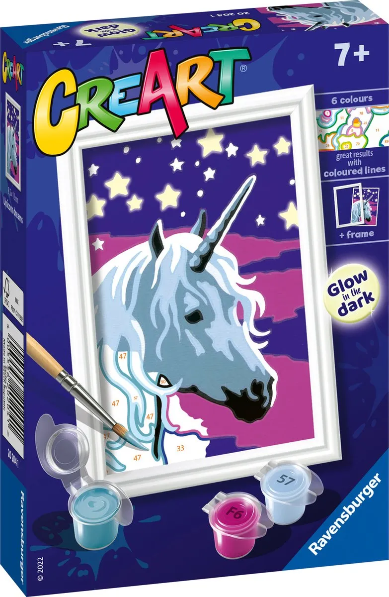 Ravensburger CreArt Unicorn Dreams Schilderen op Nummer
