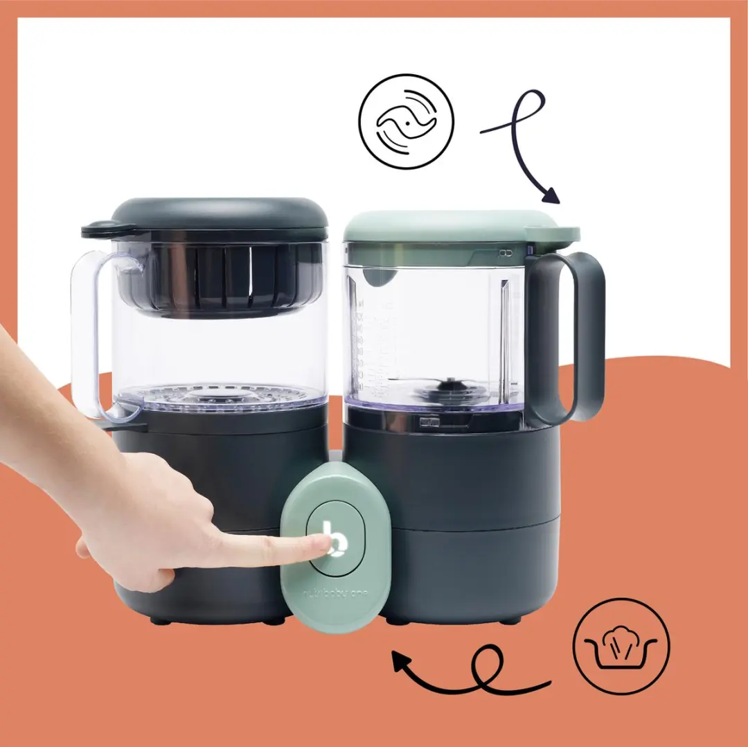 Babymoov Nutribaby One Keukenmachine - 1300ml - Grijs - afbeelding 6 van 6