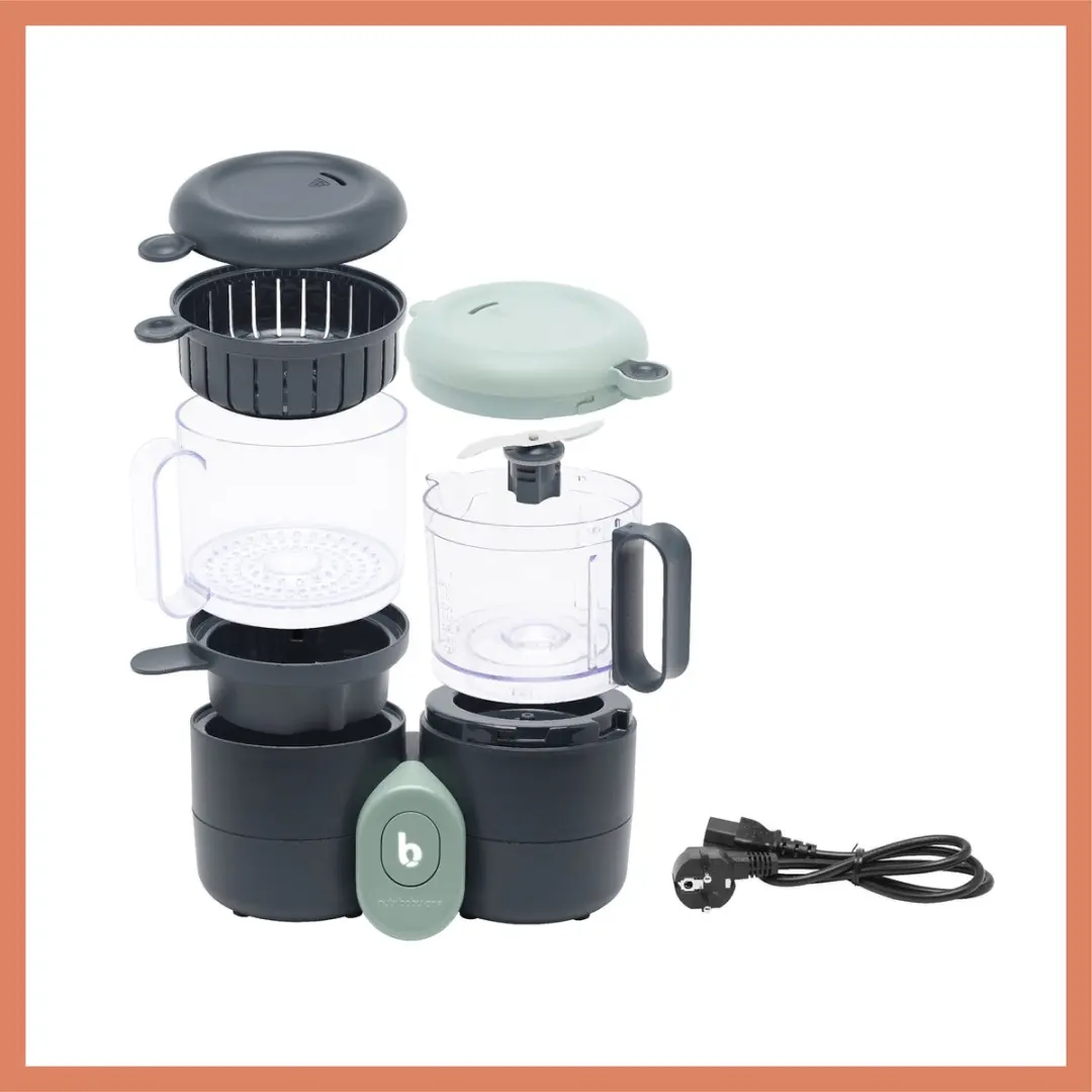 Babymoov Nutribaby One Keukenmachine - 1300ml - Grijs - afbeelding 3 van 6