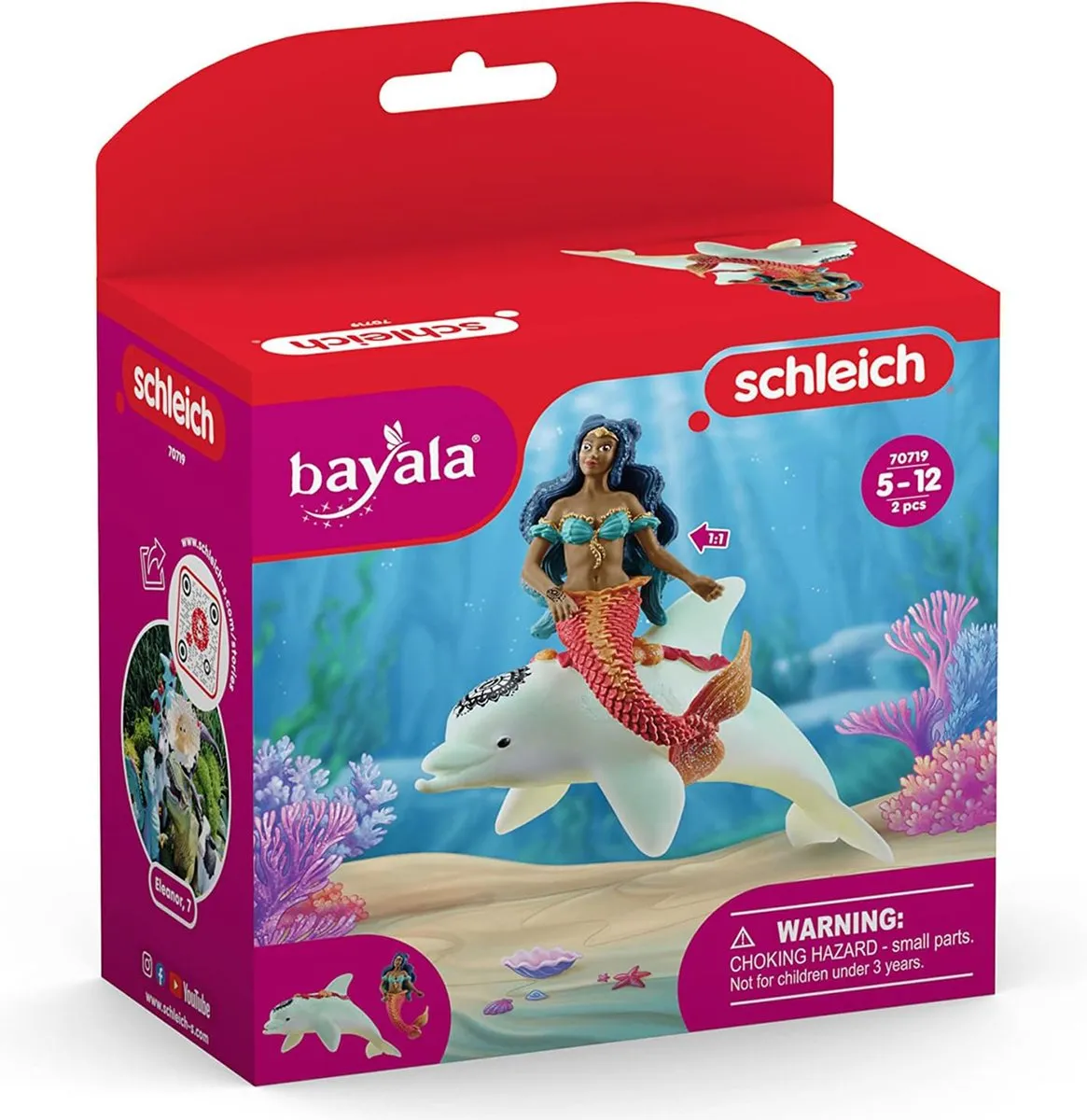 Schleich Isabelle op Dolfijn Speelfiguur 70719 - Multikleur