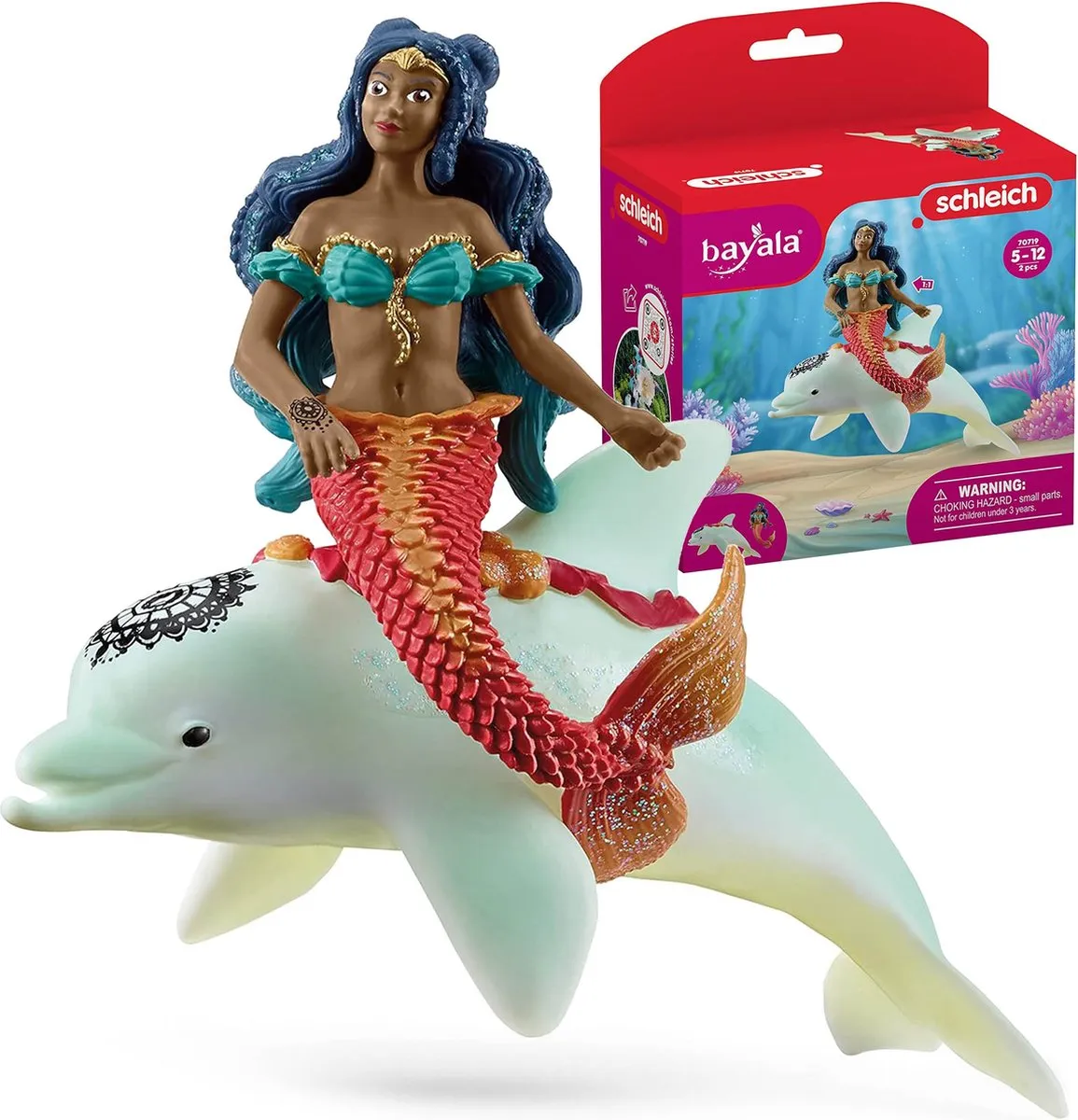 Schleich Isabelle op Dolfijn Speelfiguur 70719