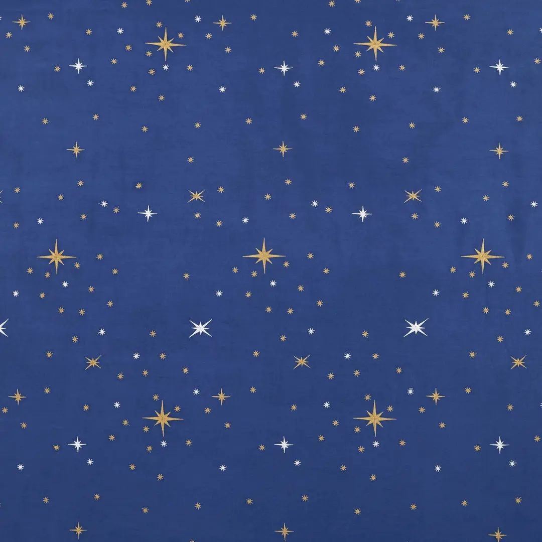 Loberon Beddengoed Starwhisper Wieg - Blauw/Goud