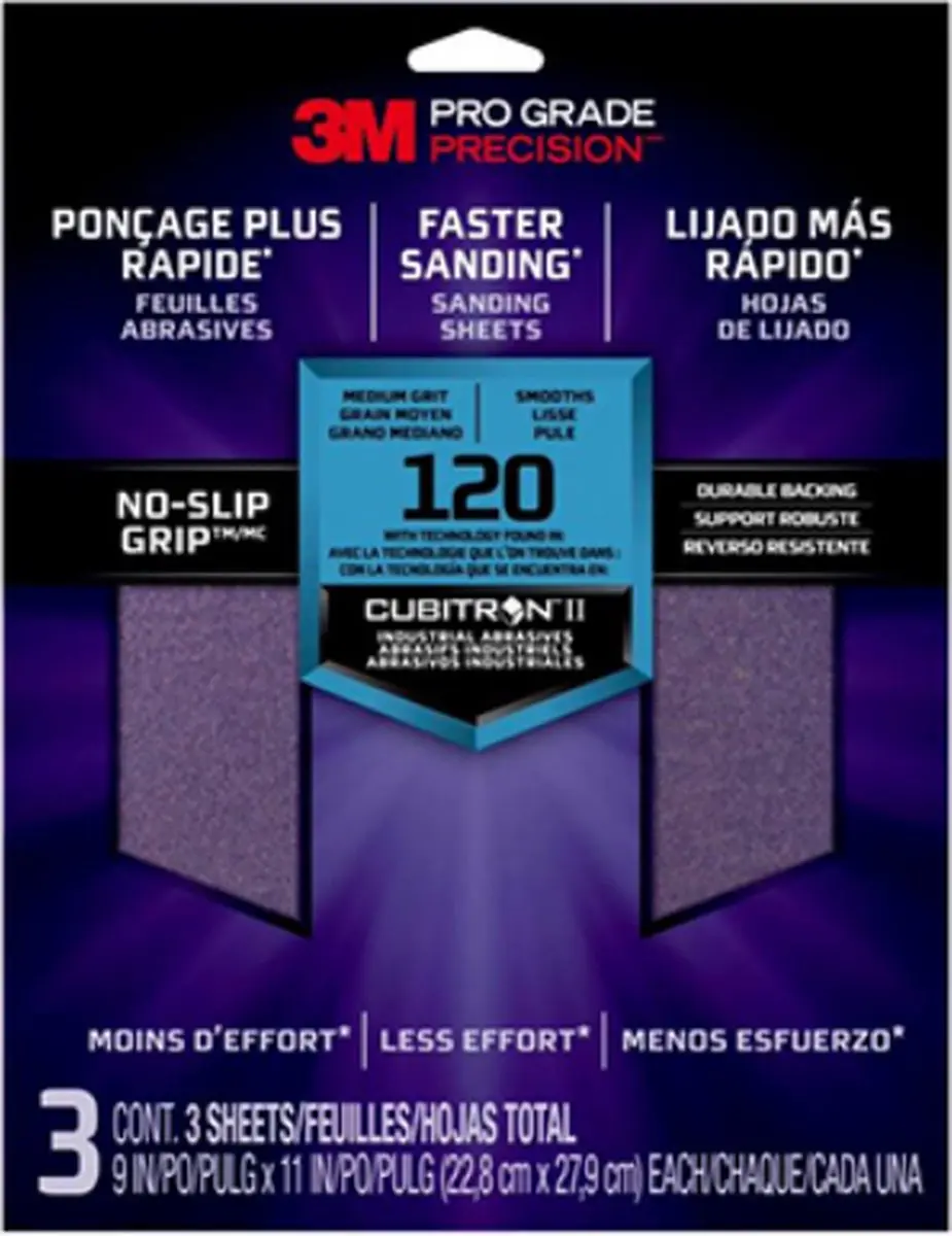 3M Pro Grade Precision schuurpapier (3 vellen)