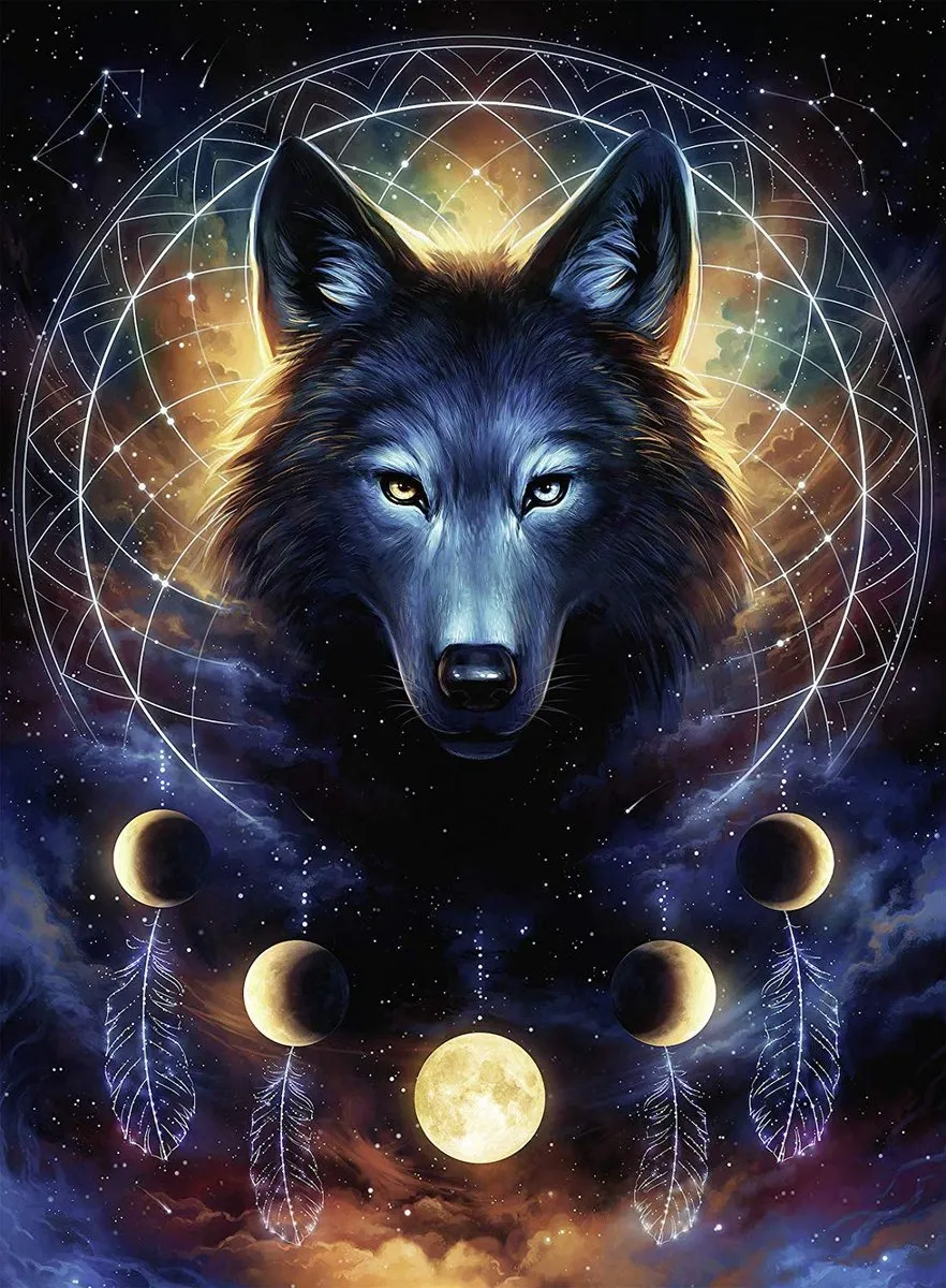 Ravensburger Wolf Glow-in-the-Dark Puzzel 500 Stuks