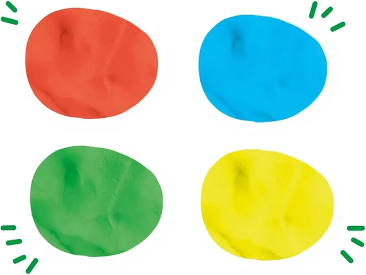 SES Creative Feel Good Klei Pure - 4x90g - Vegan & Glutenvrij