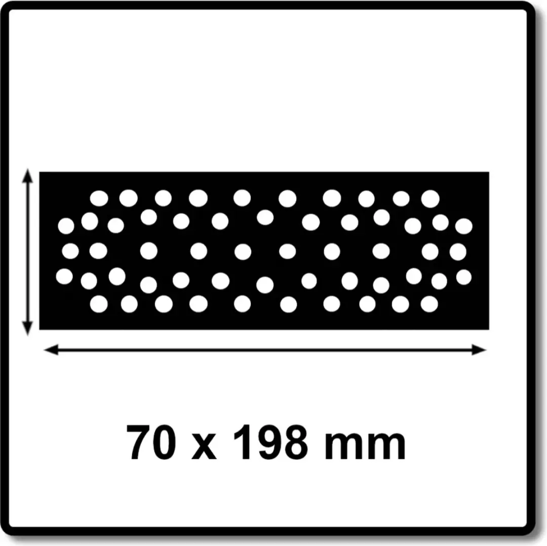 Mirka Beschermpads 70x198mm Velcro - 5 Stuks - afbeelding 6 van 6