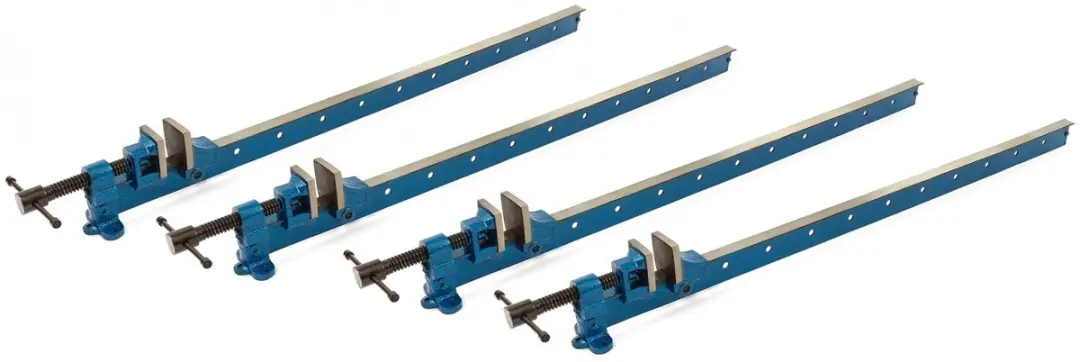 HBM lange lijmklem T-klem 1500 mm 4 stuks, klembereik 1370 mm, insteekdiepte 45