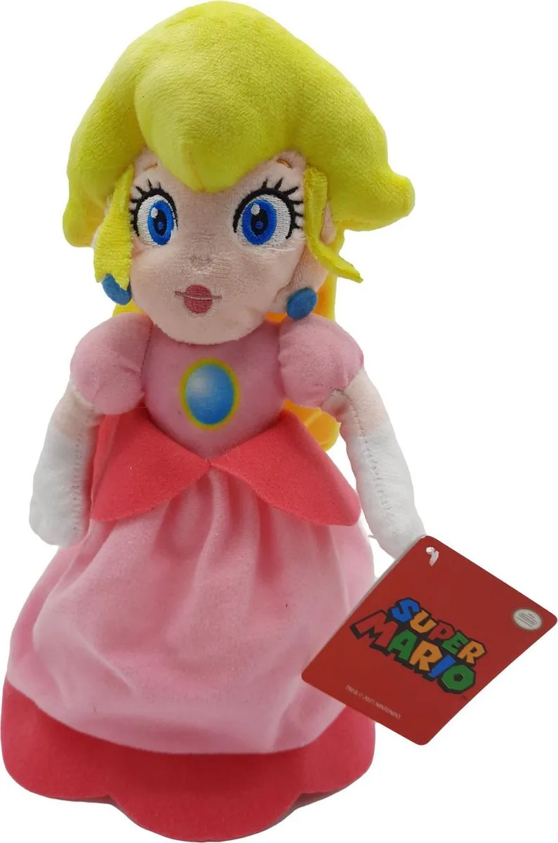 Nintendo Super Mario Prinses Peach Knuffel