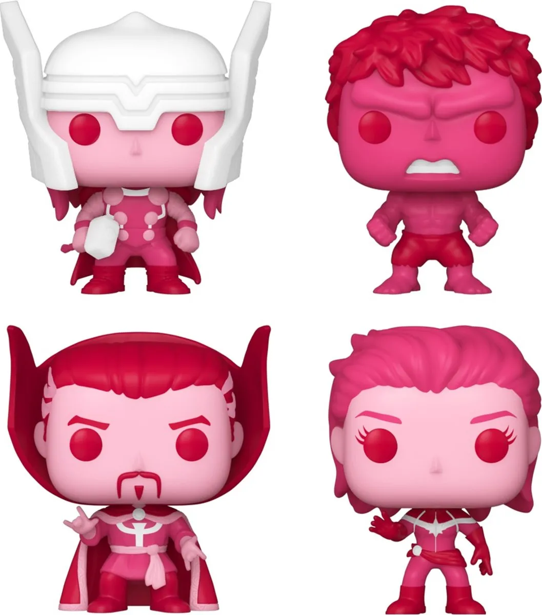 Funko Pop! Marvel Valentines Day 4 Pack