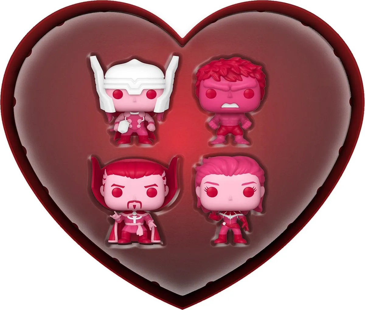 Funko Pop! Marvel Valentines Day 4 Pack - Roze