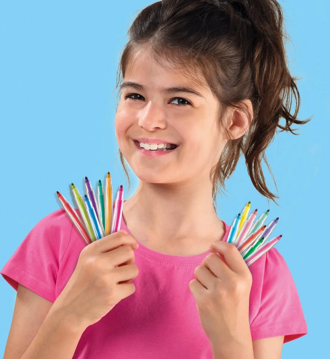SES Creative Viltstift Lab Hobby Pink - 15 Stiften