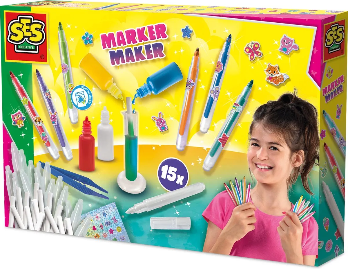 SES Creative Viltstift Lab Hobby Pink